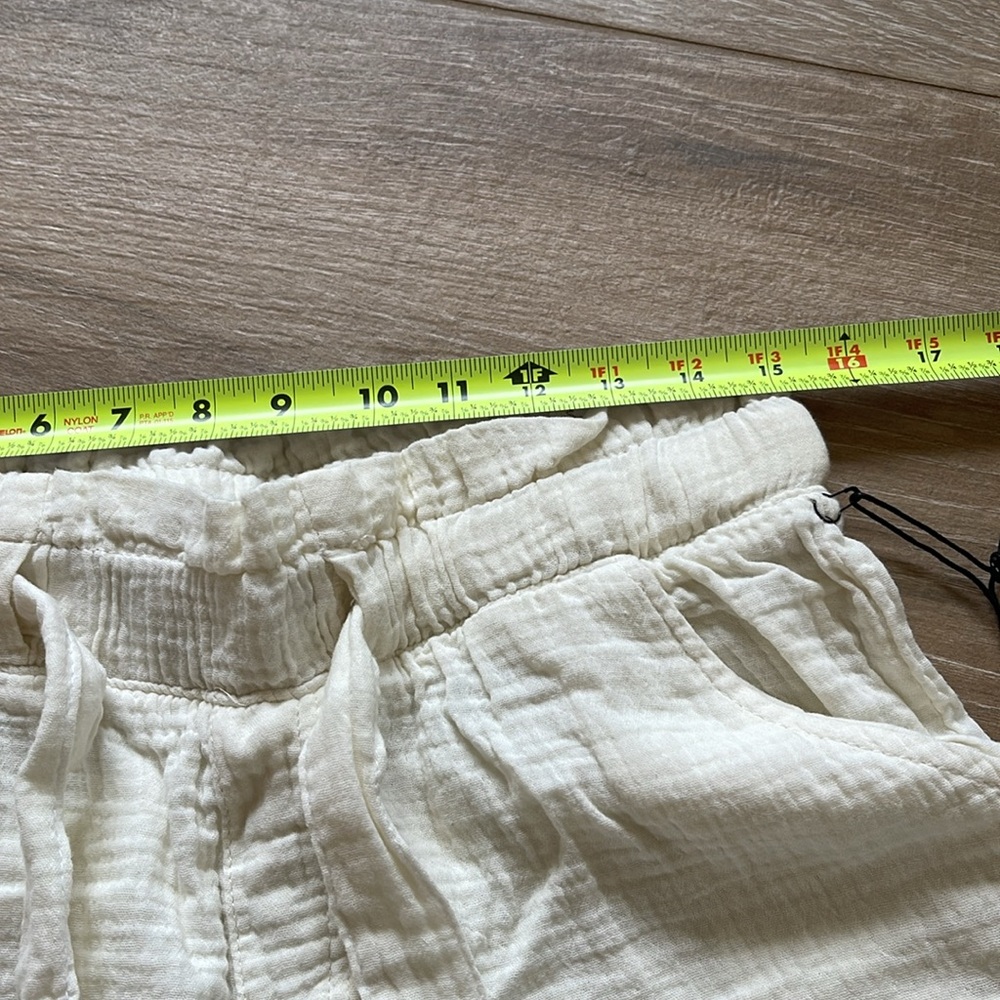 Sincerely Jules Wide Leg Cropped Gauze Pants MEDIUM - Picture 7 of 10